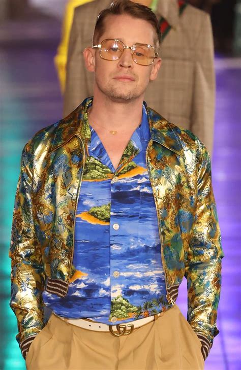 macaulay culkin catwalk gucci|macaulay culkin.